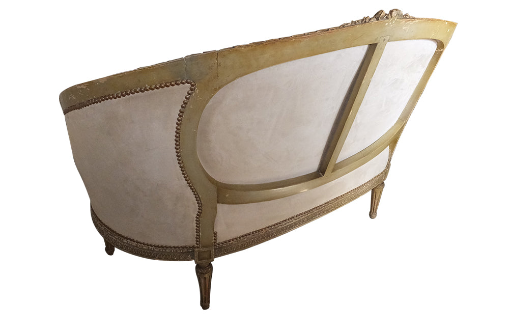 Louis XVI Style Salon Suite- French Antiques- Seating - Antique Seating - Antique Canape - Antique Armchairs - AD & PS Antiques