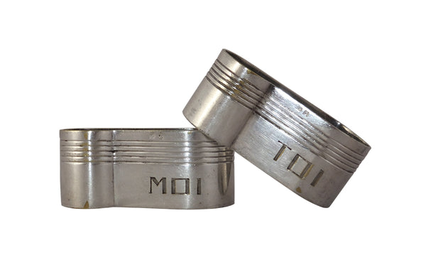 Moi & Toi Silverplate Napkin Rings-Me & You -Decorative Accessories-Antique Gifts-Fine Dining Accessories-Decorative Accessories-French Antiques-AD & PS Antiques