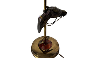 Equestrian Theme Table Lamp - Mid Century Lighting - Vintage Lighting - Antique Lighting - French Vintage Lighting - Equestrian Antiques - Horse - Antique Shops Tetbury - adpsantiques - AD & PS Antiques