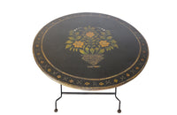 Napoleon III Folding Iron Table - Antique Table - French Antique Table - French Decorative Furniture - Decorative Antiques - AD & PS Antiques 