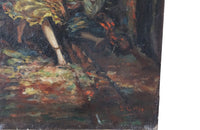 PAINTING OF GYPSY DANCER AND MUSICIANS