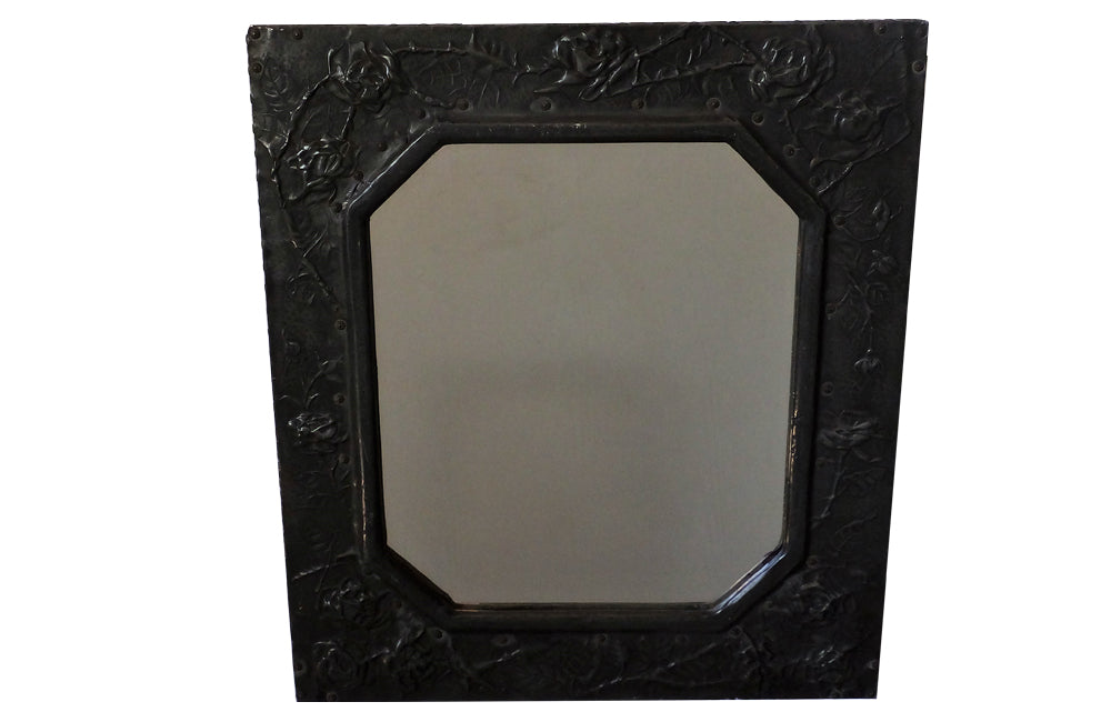 Pair of Aesthetic Movement Pewter Mirrors- Arts & Crafts- Antique Mirrors- Pair of Mirrors- AD & PS Antiques