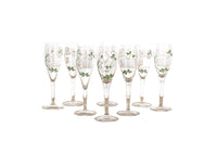 SET OF EIGHT PERRIER JOUET CHAMPAGNE FLUTES