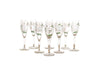 SET OF EIGHT PERRIER JOUET CHAMPAGNE FLUTES