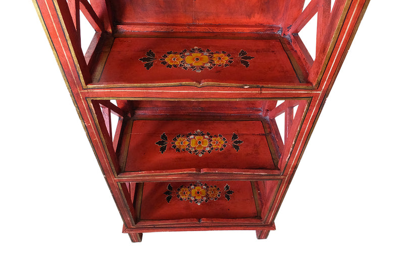 Painted Decorative Shelves - Indian Antiques - Bookshelves - Decorative Shelves - Painted Furniture -Decorative Antiques - AD & PS Antiques