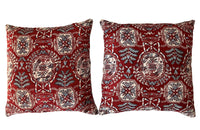 Pair of 19th Century French Quilt Cushions - French Decorative Antiques - Antique textiles - Antique Quilt - French Antique Textiles - Decorative Accessories - Antique Shops Tetbury - adpsantiques - AD & PS Antiques