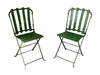 Pair of Early 20th Century French Folding Garden Chairs - French Antiques - Garden Antiques - French Garden Antiques - French Garden Chairs - Decorative Antique Furniture - AD & PS Antiques