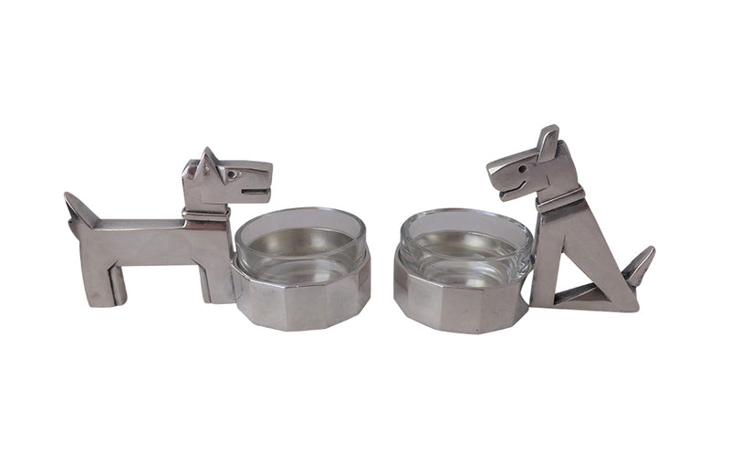 RIC & RAC DOG SALT & PEPPER CELLARS BY GALLIA