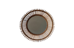Rattan Sunburst Mirror - Decorative Antiques - Vintage Mirrors - Mid Century Mirror - Cane Furniture - Rattan - Round Mirror - Mid Century Modern - Sunburst Mirror - Antique Shops Tetbury - adpsantiques - AD & PS Antiques