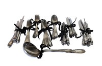 FRENCH FORTY-TWO PIECE SILVER PLATE CUTLERY SERVICE