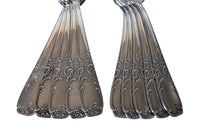 FRENCH FORTY-TWO PIECE SILVER PLATE CUTLERY SERVICE