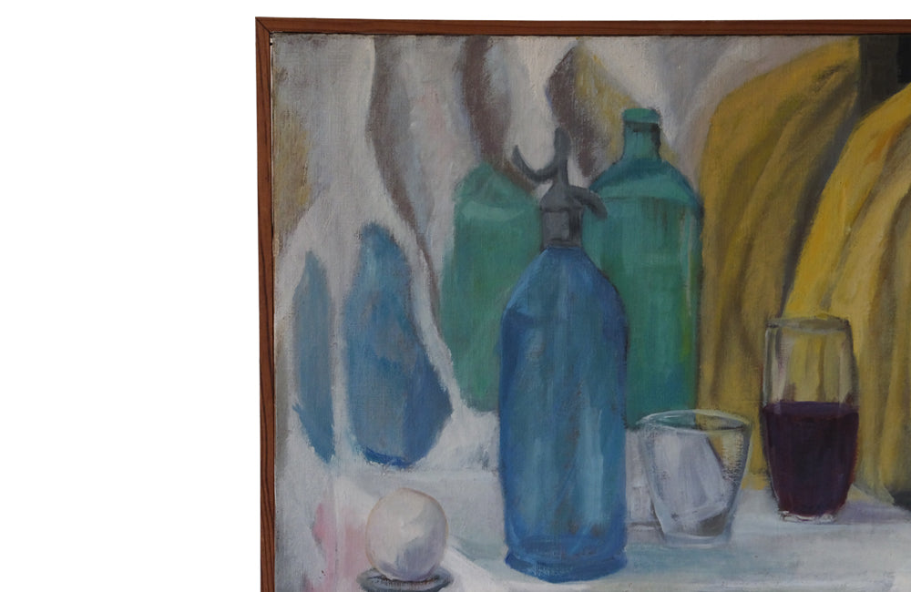 20th Century Still Life Painting by Liliane Hatt - Still Life Pinting - French Decorative Antiques - Modern Art - Wall Art - Decorative Accessories - Oil On Canvas -Still Life Art - Antique Shops Tetbury - AD & PS Antiques