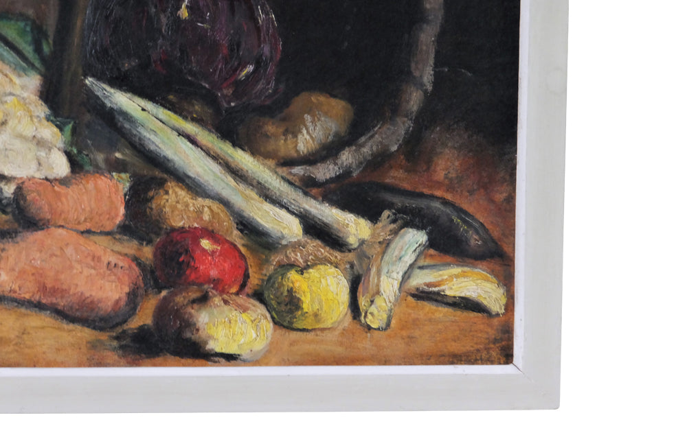 Still Life Painting By Tarayre - French Oil Painting - French Decorative Antiques - Modern Art - Wall Art - Still Life Vegetables - Wall Decoration - Decorative Antiques - Art - Still Life Paintings - Antique Shops Tetbury - AD & PS Antiques