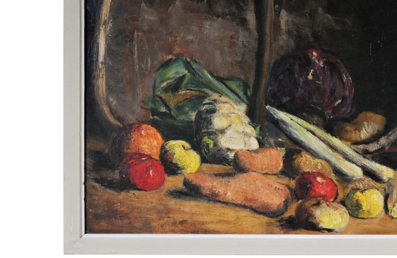 Still Life Painting By Tarayre - French Oil Painting - French Decorative Antiques - Modern Art - Wall Art - Still Life Vegetables - Wall Decoration - Decorative Antiques - Art - Still Life Paintings - Antique Shops Tetbury - AD & PS Antiques