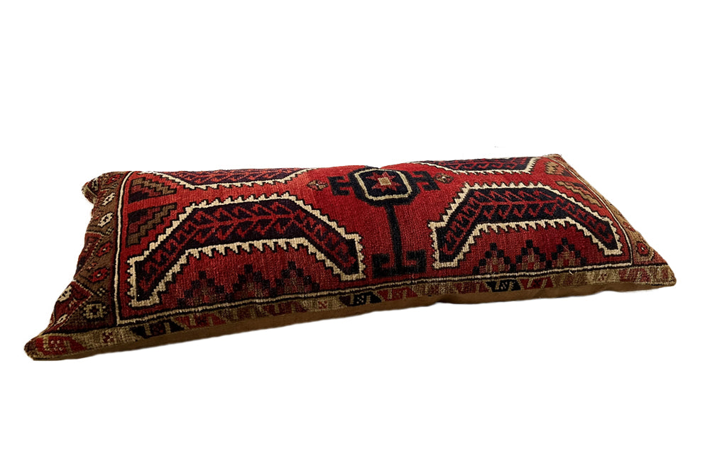 Large Carpet Cushion - Antique Cushions - Antique Textiles - Decorative Antiques - Decorative Accessories - Kilim - Antique Shops Tetbury - adpsantiques - AD & PS Antiques