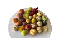 Collection Of Italian Marble Fruit In A Harvest Basket - Decorative Antiques - Italian Antiques - French Antiques - Marble Fruit - Trompe L'oeil - Harvest Basket - Decorative Accessories - Antique Shops Tetbury - adpsantiques - AD & PS Antiques
