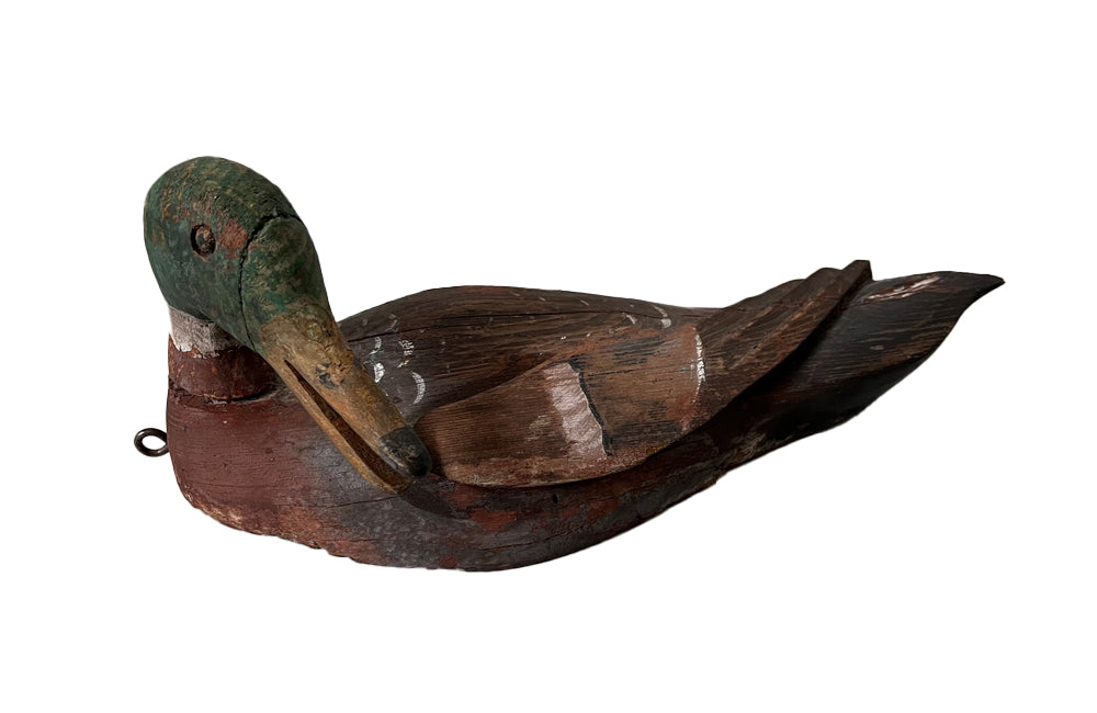 French Duck Decoy From Nantes - Decorative Antiques – AD & PS Antiques