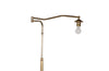 French Mid Century Brass Telescopic Floor Lamp - Mid Century Lighting - Floor Lamps - Vintage Lighting - Standard Lamps - Antique Shops Tetbury - Lighting - AD & PS Antiques