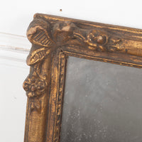 FRENCH ANTIQUE PAPIER MACHE FRAMED MIRROR