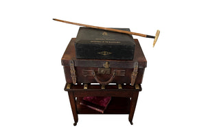 Georgian Style English Mahogany Luggage Rack - AD & PS Antiques - English Antiques - Gentlemans Accessories - Bedroom Accessories - Decorative Accessories - Antique Shops Tetbury 