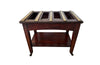 Georgian Style English Mahogany Luggage Rack - AD & PS Antiques - English Antiques - Gentlemans Accessories - Bedroom Accessories - Decorative Accessories - Antique Shops Tetbury 