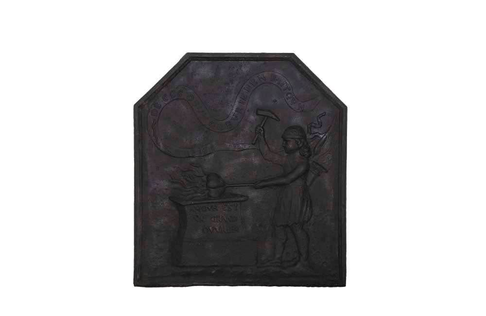 Large 18th Century Louis XIV Fireback - Decorative Antiques - Antique Fireplaces - French Antiques  - AD & PS Antiques