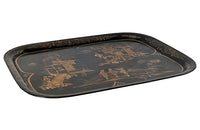 Large Napoleon III Tole Chinoiserie Tray - French Decorative Antiques - Antique Tray - Decorative Accessories - Toleware - Antique Shops Tetbury - adpsantiques - AD & PS Antiques