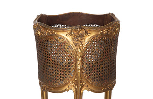 Louis XV Revival Caned Jardiniere Stand - French Antique Furniture - Orangery Furniture - Antique Planters - Antique Jardiniere - Louis XV Furniture - Decorative Antiques - Antique Shops Tetbury - AD & PS Antiques
