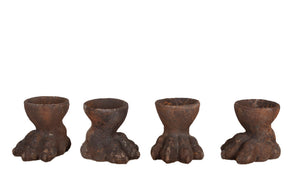 Set Of Four 19th Century Iron Lion Paws - Garden Antiques - French Garden Antiques - Garden Urns - Garden Decoration - Lions Paws - Decorative Antiques - Decorative Accessories - Antique Shops Tetbury - adpsantiques - AD & PS Antiques