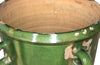 Set Of Three Large French Castelnaudary Planters - French Garden Antiques - Antique Garden Planters - Castelnaudary Pots - Green Glazed Pottery - French Decorative Antiques - Antique Shops Tetbury - Ceramics - AD & PS Antiques