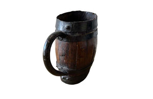 Small Wooden French Wine Jug - French Decorative Antiques - Wine Related Antiques - Decorative Accessories - Wime & Food Related Antiques - Wooden Jug - Antique Shops Tetbury - AD & PS Antiques