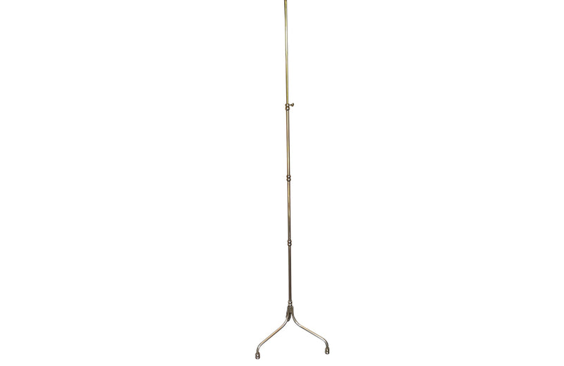 French Mid Century Brass Floor Lamp - Telescopic Brass Floor Lamp - Mid Century Lighting - Antique Lighting - Antique Shops Tetbury - adpsantiques - AD & PS Antiques